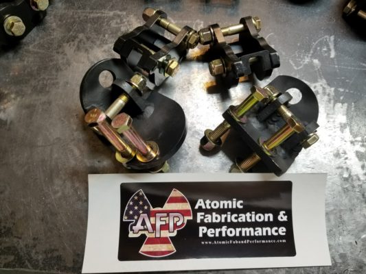 GM Torsion Bar to Coilover Brackets for Lifted Trucks - Atomic Fabrication