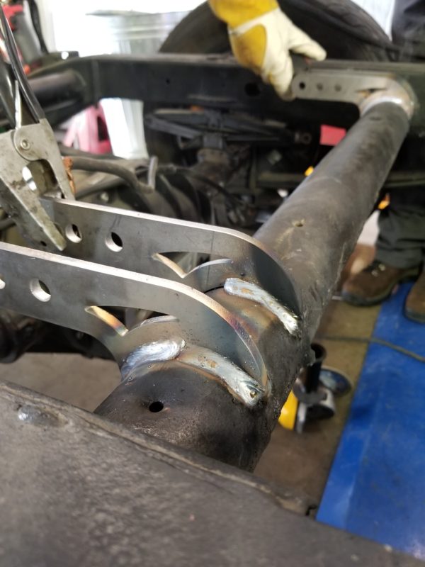 9918 GM Truck Rear Shock Relocation Kit Atomic Fabrication