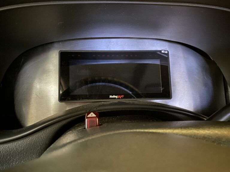 9906 Aluminum Cluster Bezel Holley 6.86" EFI Pro Dash Atomic Fabrication